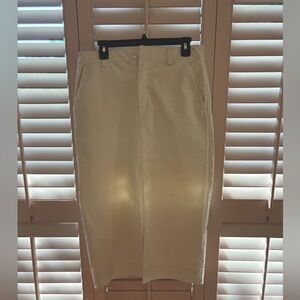 Cargo Midi Skirt with front slit